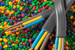 Colorful Plastic Polymer Granules for cable